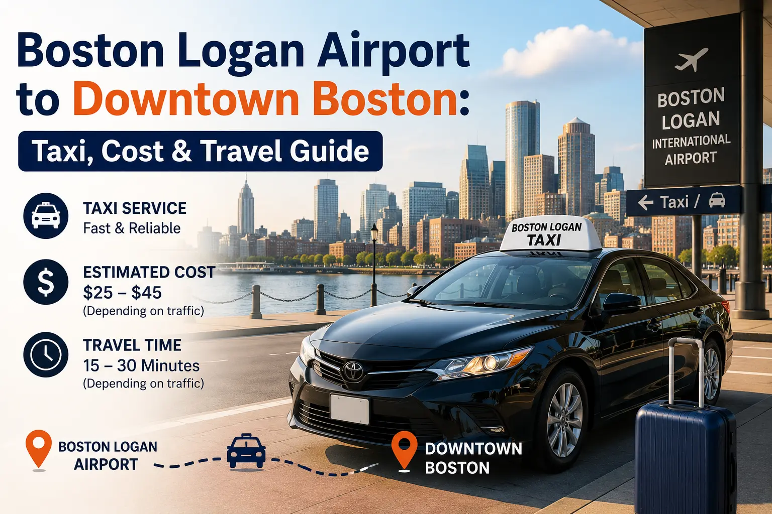 Boston Logan Airport to Downtown Boston: Taxi, Cost & Travel Guide